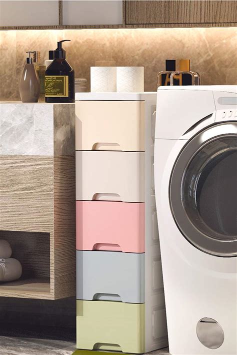 20 Wide Slit Cabinet Drawer Storage Cabinet Kitchen Cabinet Toilet Rack ...