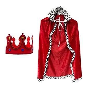CALANDIS King Robe Kids Costume Cosplay Role Play Preschool Dress up ...