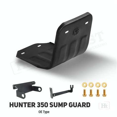O.E Type Sump Guard For Hunter 350 (BLACK) SB 730 / HT EXHAUST – Moto Modz
