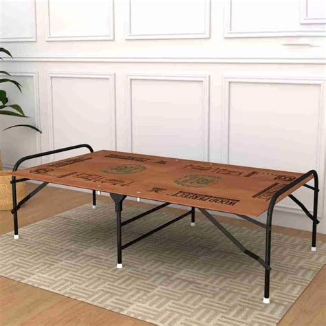 INDIA WOOD MART Folding Bed for Sleeping Space Saving Multipurpose ...