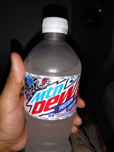 White Mtn dew. A very relaxing one. I will taste the red and blue ones ...