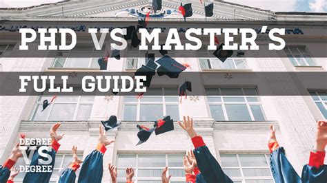 PhD vs Master’s - Full Guide 2026 - Degree vs Degree