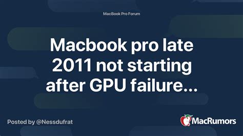 MacBook Pro GPU Issue 的图像结果