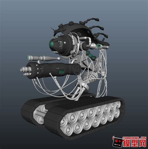 机器人(仿造)_zhaoqinghua作品_人物机器人／机甲_cg模型网