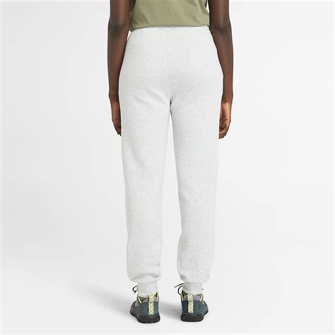 Exeter River Brushed Back Jogger Pant for Women in Light Grey