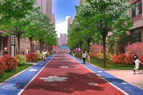烟台高新区中小学校园景观提升设计 - 专业景观绿化规划设计