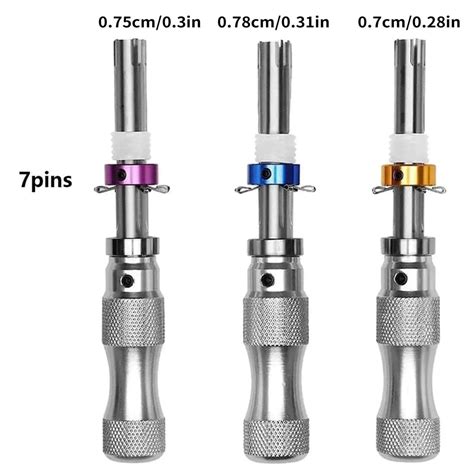 Jual 3pcs/set Tubular Lock Pick Set for Beginners and Pro Locksmiths ...