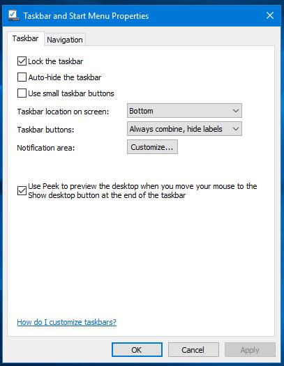 Show Taskbar Start Menu 的图像结果