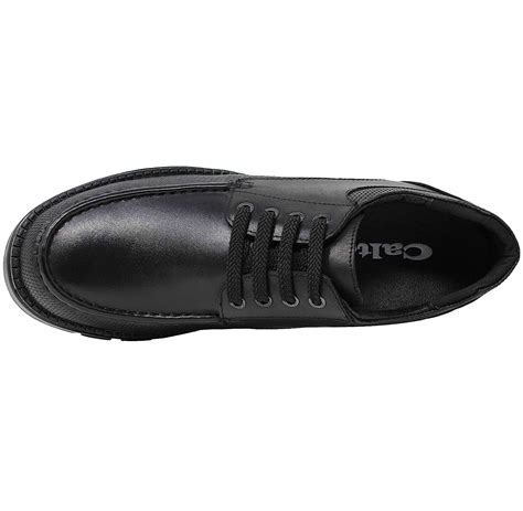 Buy CALTO Men's Invisible Height Increasing Elevator Shoes - Black ...