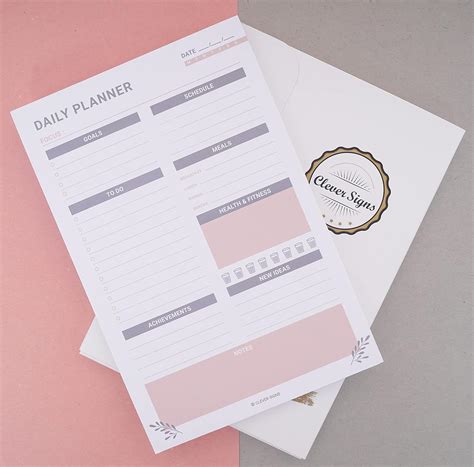 CLEVER SIGNS Business Design Daily Planner, 100 India | Ubuy