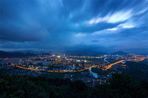 温州大学城夜景-新闻中心-温州网