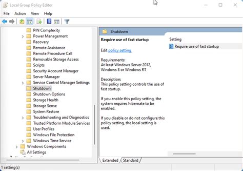 Image result for Windows Fast Startup Setting