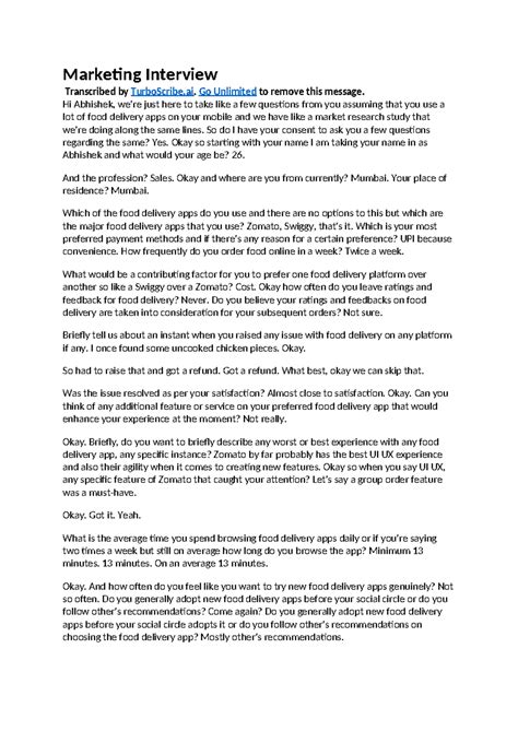 Marketing Interview - Marketing Interview Transcribed by TurboScribe ...