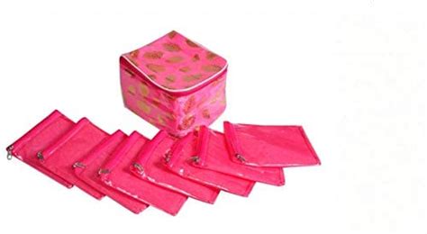 JRN GALLERY Traders Set of 4 Makeup Pouches Cosmetic Necklace Earrings ...