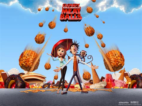 Cloudy with a Chance of Meatballs HD Wallpaper featuring Sam Sparks ...
