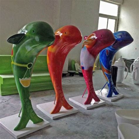 海口玻璃钢彩绘卡通仿真大象动物雕塑厂家_中科商务网