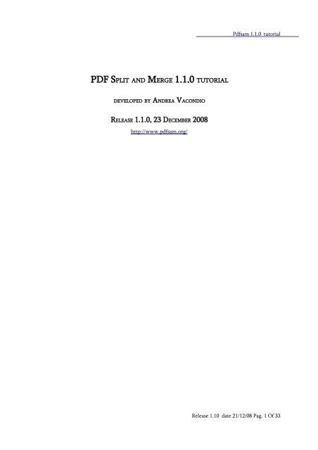 Image result for Pdfsam Tutorial