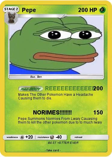 See related image detail. Pokémon Pepe 730 730 - REEEEEEEEEEEE - My Pokemon Card