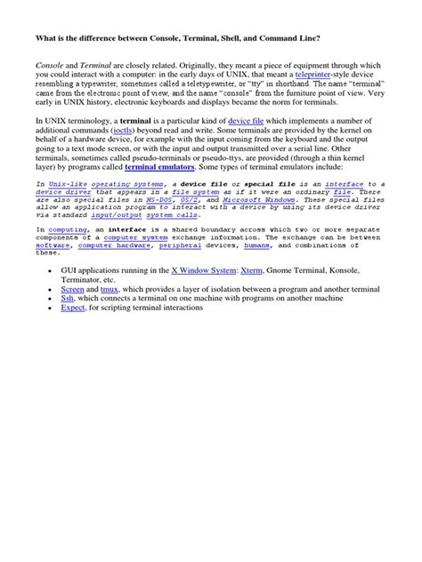 Difference Between Terminal and Command Prompt 的图像结果