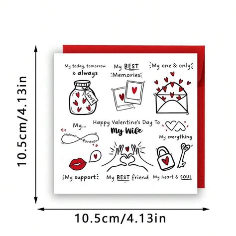 Valentinstag Karten, Geschenkkarten für Ehefrauen, erste Valentinstag ...