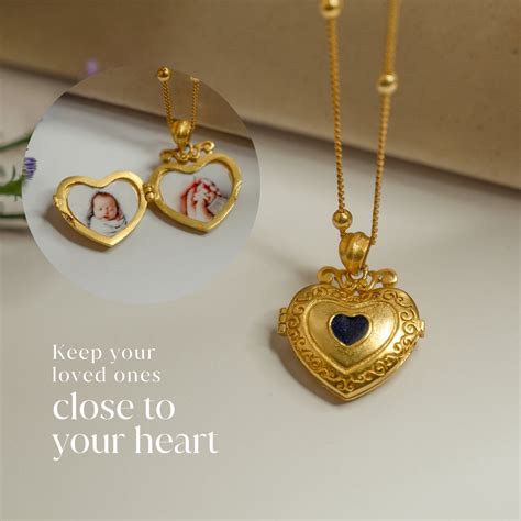 Buy Heart in Heart Photo Locket Online in India | Zariin