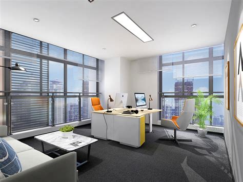 办公室设计|空间|室内设计|LJC1113 - 原创作品 - 站酷 (ZCOOL)