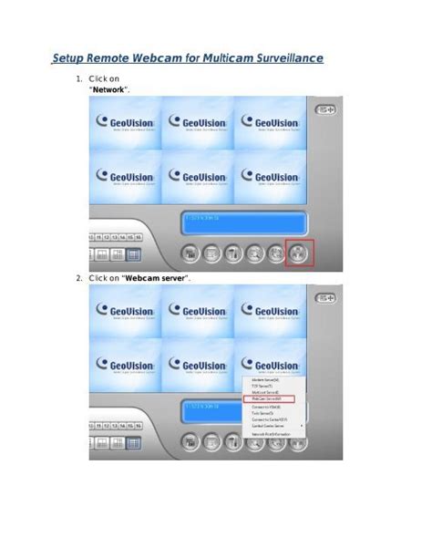 Image result for GeoVision Remote Setup