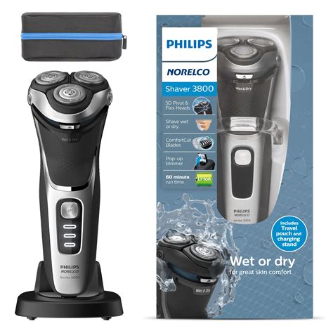Buy Philips Norelco Shaver 3800, Rechargeable Wet & Dry Shaver with Pop ...