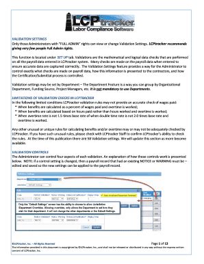 Fillable Online lcpjpdev blob core windows VALIDATION SETTINGS ...