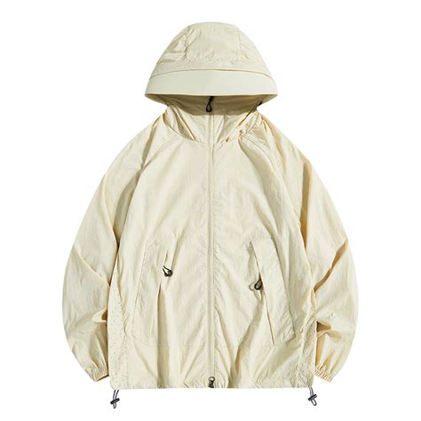 Duoif Windbreaker Jacket Women, Sports Jacket Sun Protection Jacket ...