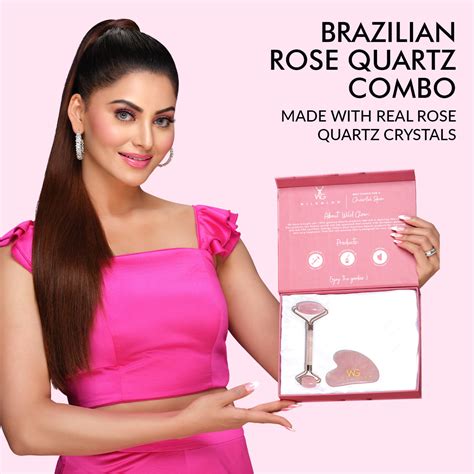 Buy Rose Quartz Face Roller + Gua Sha Set at Best Price - WildGlow
