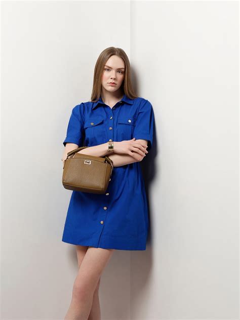 VERO MODA Blue Cotton Shirt Dress