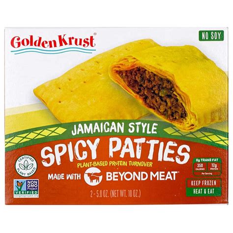 Golden Krust Beyond Meat Plant-Based, Jamaican Style Spicy Beef Patty ...