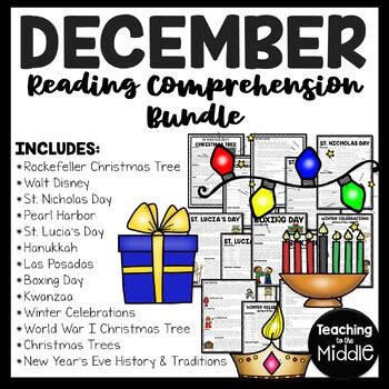 December Reading Worksheet 的图像结果