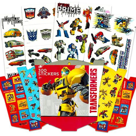 Buy Transformers Tattoos and Stickers Party Favor Pack (150 Temporary ...