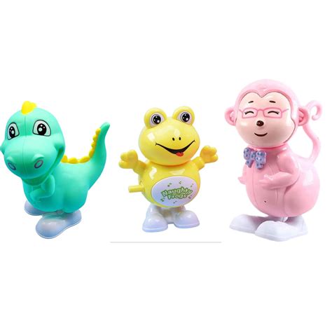Buy KeenKid Key Operated Wind Up Toys Pack of 3 | Jumping Toys Combo ...