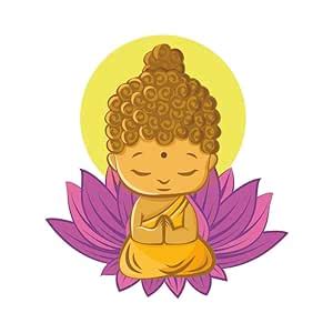 Sticker Studio Little Buddha PVC Vinyl,Wall Sticker for Home Decor ...