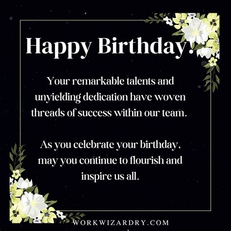 150+ Employee Birthday Messages from Boss, Company, HR and Colleagues ...