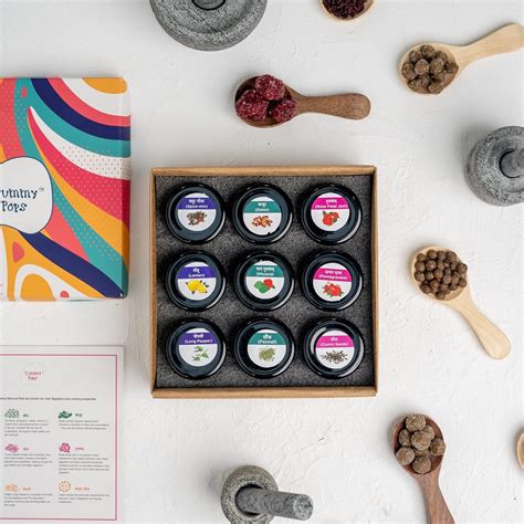 Tummy Pops | Mukhwas Gift Hamper - Pack of 9 x 25 g each (Saunf ...