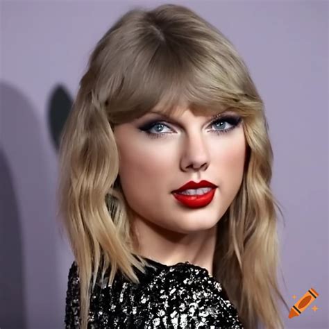 Taylor Swift Straight Hair With Bangs