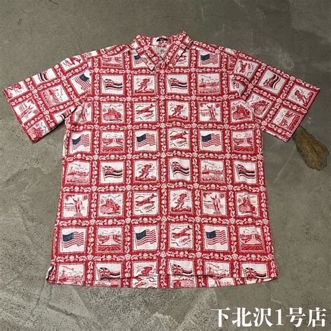 " REYN SPOONER " Spooner Cloth Button Down Hawaiian Shirts " CGM WWⅡ ...