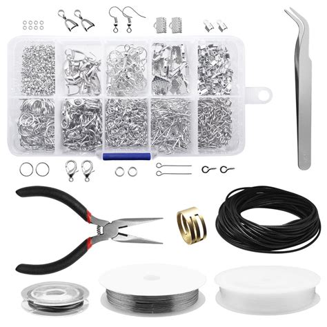 Dreamtop Jewelry Making Kit Jewelry Findings Set Jewelry Repair Tool ...