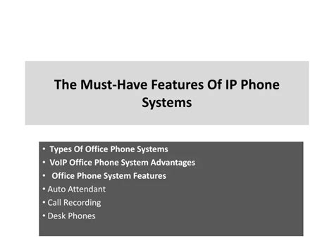 Image result for IP Phone Systems Features