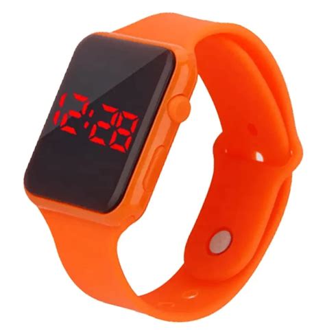 Buy Navkar Crafts New Generation Digital Square Green Dial Day Date ...