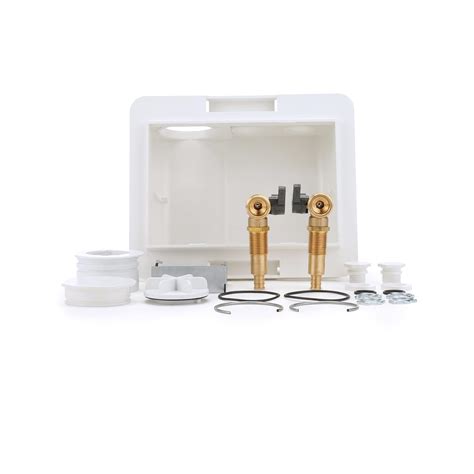 Oatey 38472SP Fire-Rated Washing Machine Outlet Box, ASTM F1807 PEX ...