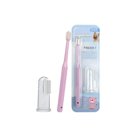 Buy OYANTEN Small Dog & Cat Toothbrush 360 Degree Soft Silicone, Cat ...