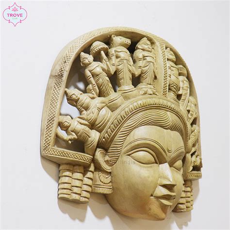 17" Dashavatar Wall Decor Mask – Trove Craft India