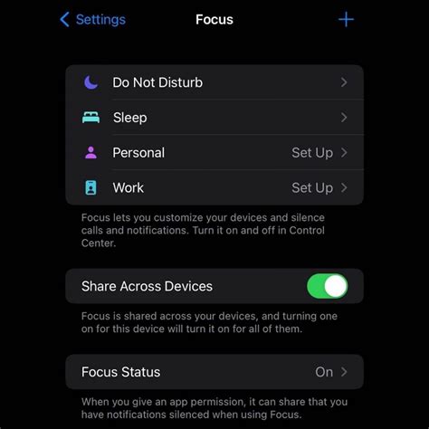 What does it mean to Share Focus Status on iPhone? - gHacks Tech News