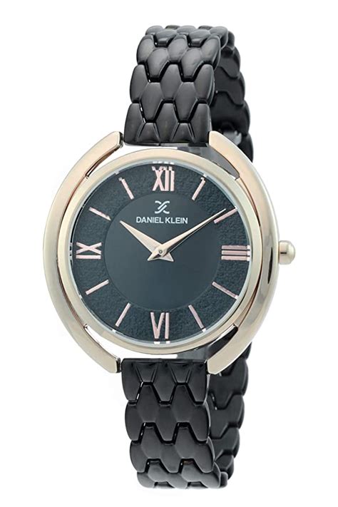 Daniel Klein Premium Women Gun Black Dial Watch
