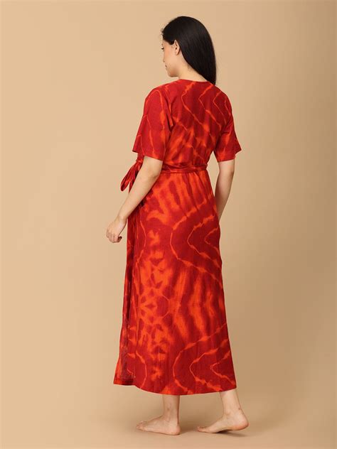 Sunburst Drape Maternity and Nursing Nightwear Robe Dress | Available ...